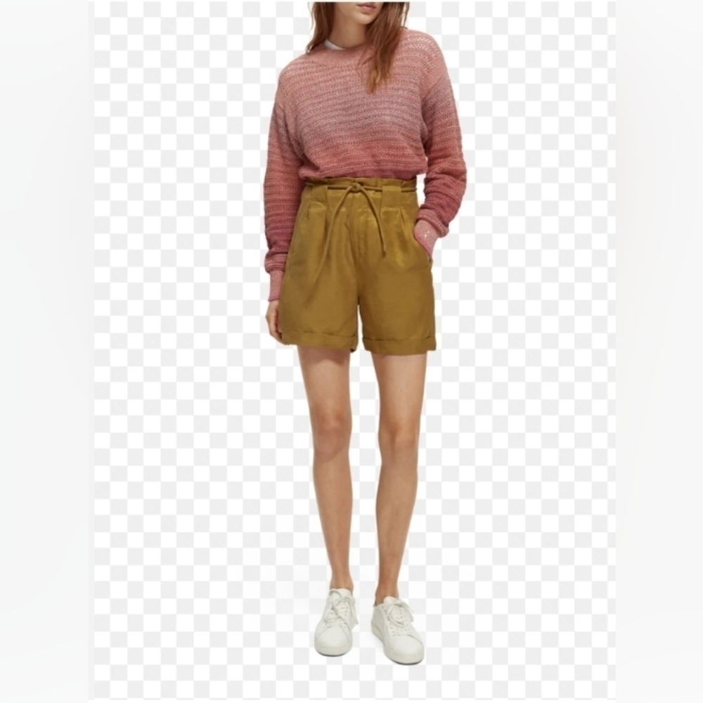 Scotch and soda mid length shorts.